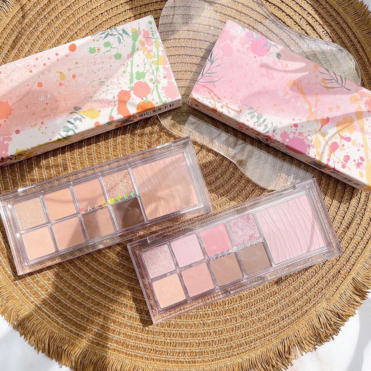 ミックスブラーリングアイパレット/wakemake/マルチパレットを使ったクチコミ（1枚目）