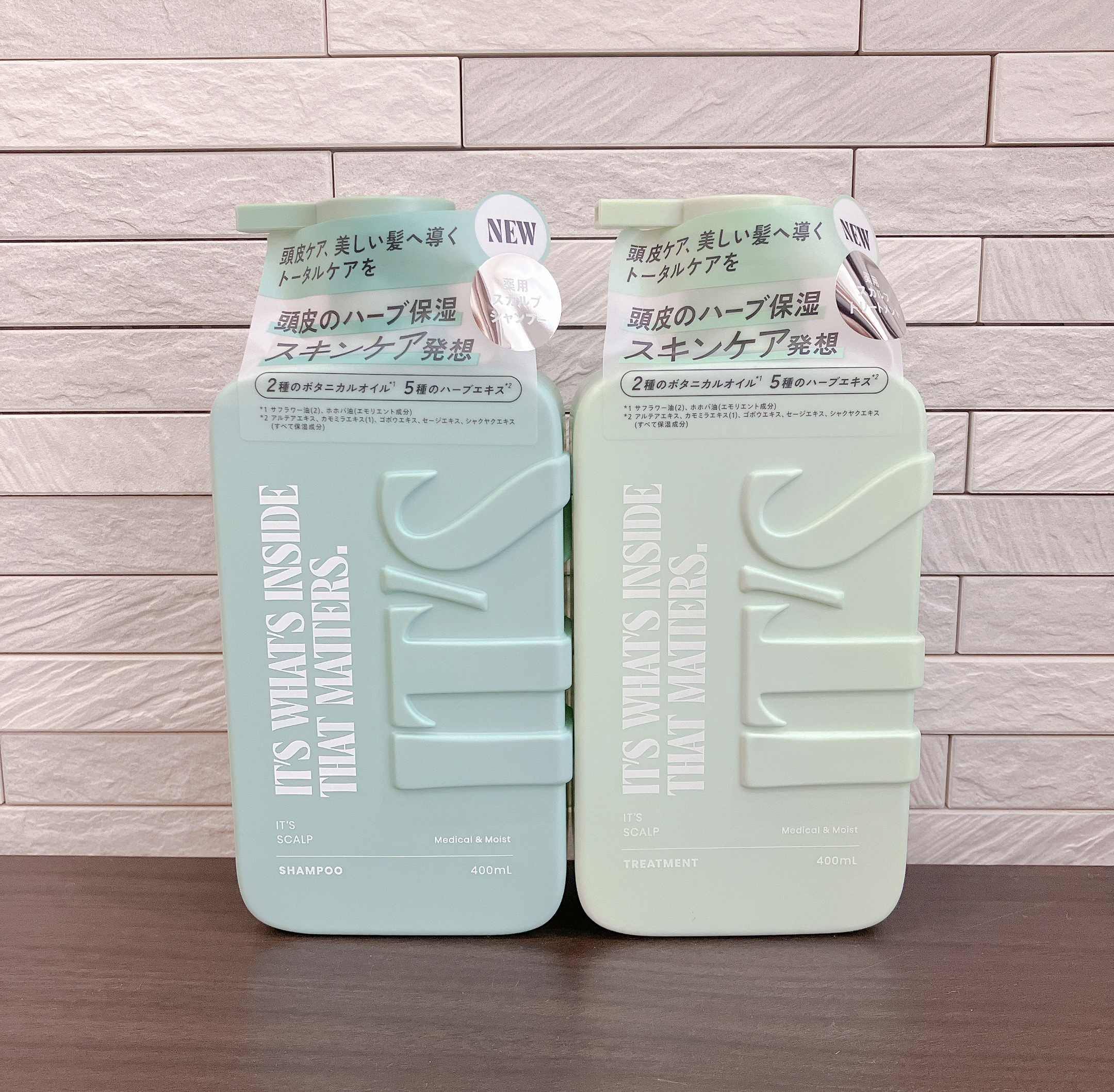 薬用スカルプ メディカルモイスト シャンプー/トリートメント/IT’S WHAT’S INSIDE THAT MATTERS./市販シャンプーを使ったクチコミ（1枚目）