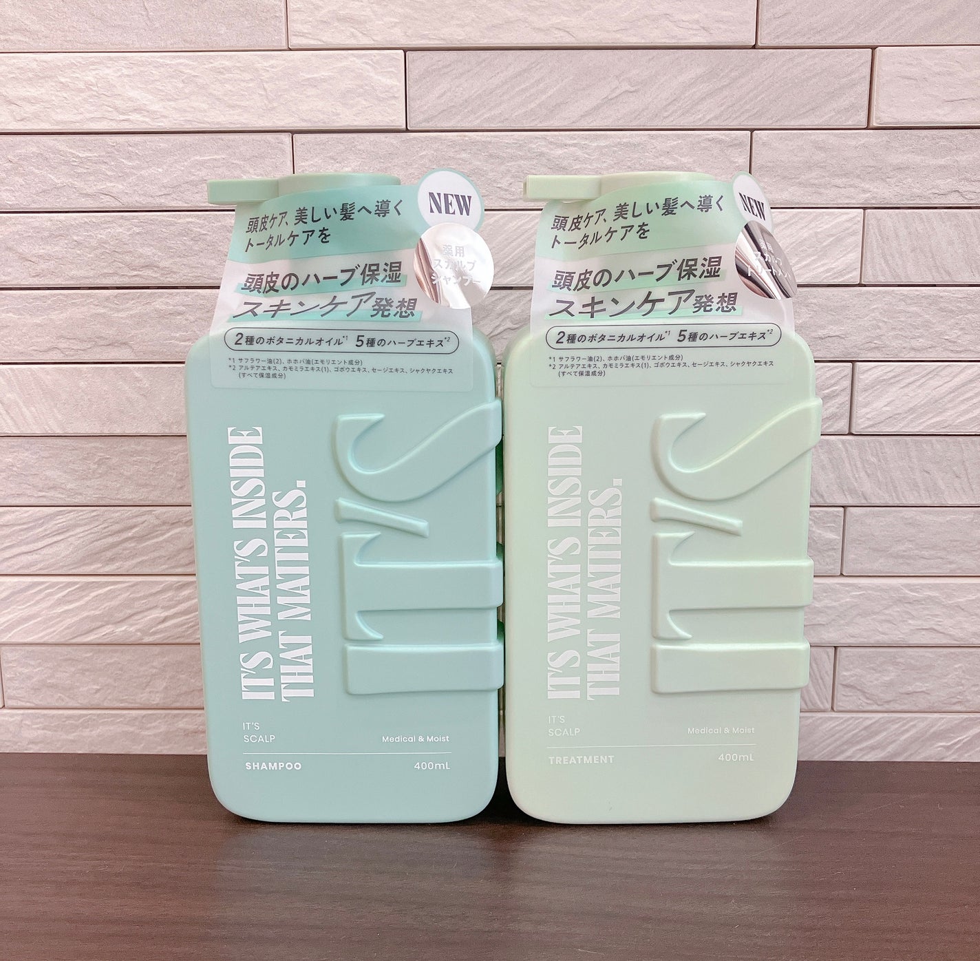 薬用スカルプ メディカルモイスト シャンプー/トリートメント/IT’S WHAT’S INSIDE THAT MATTERS./市販シャンプーを使ったクチコミ(1枚目)