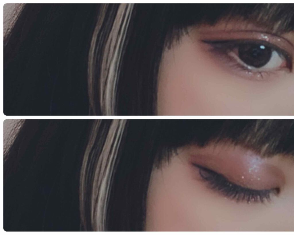 グラデカラーアイシャドウ/media/アイシャドウパレットを使ったクチコミ（2枚目）