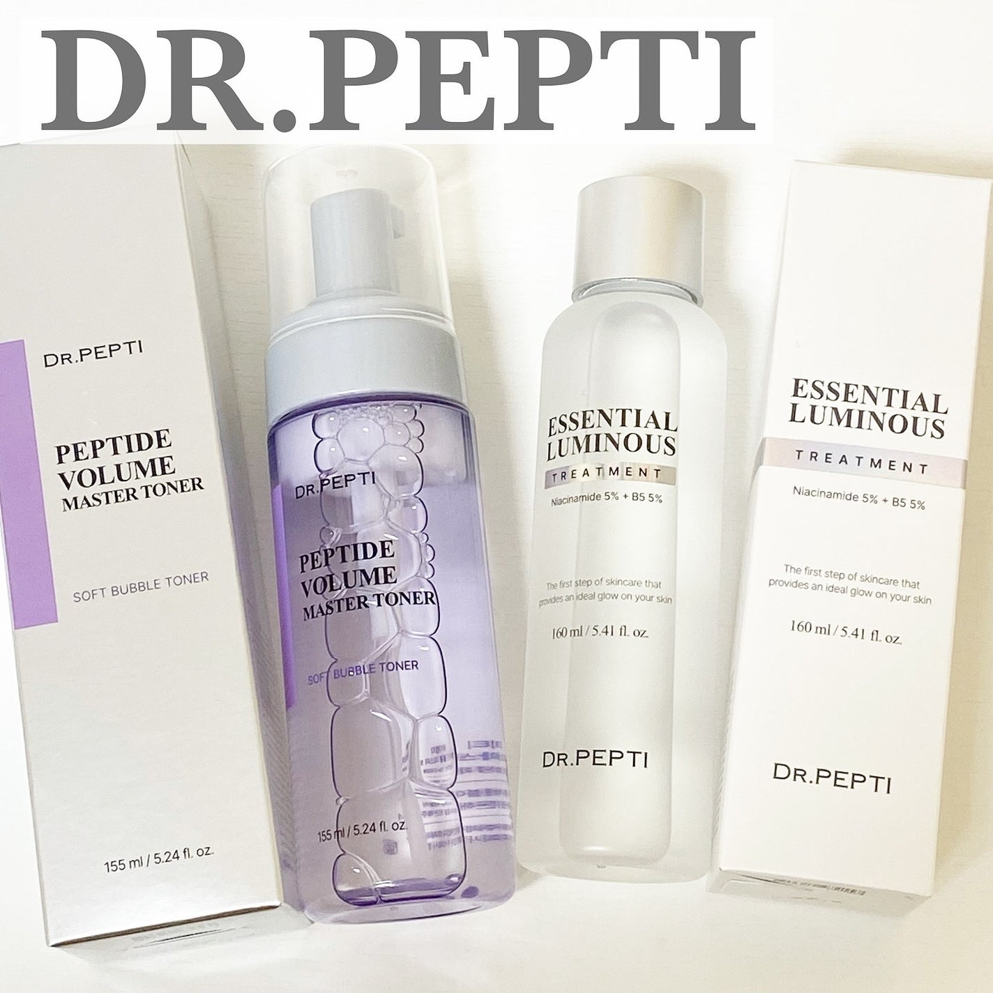 ペプチドボリュームマスタートナー/DR.PEPTI/ブースター・導入液を使ったクチコミ(1枚目)