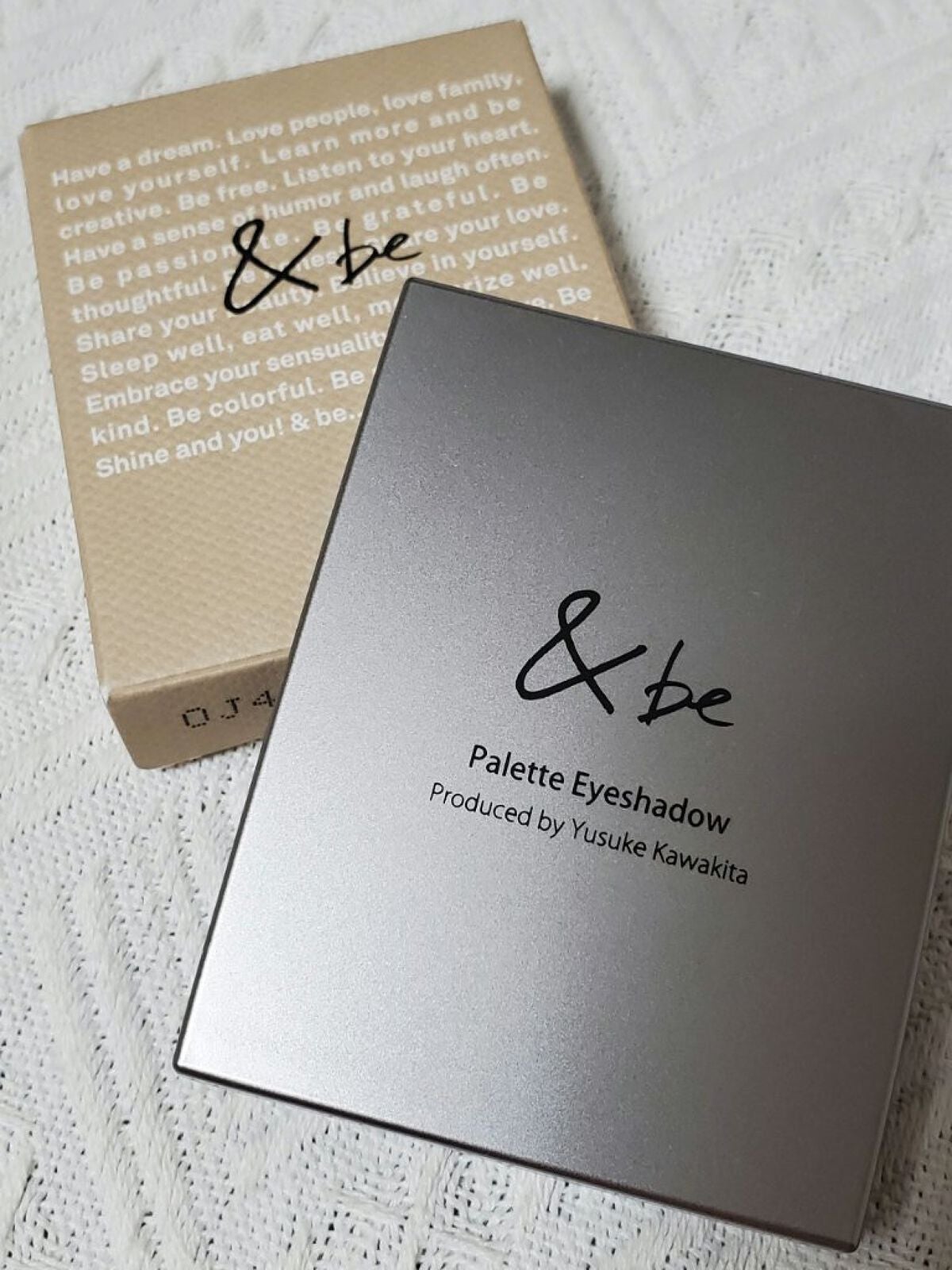 パレットアイシャドウ/&be/アイシャドウパレットを使ったクチコミ(5枚目)
