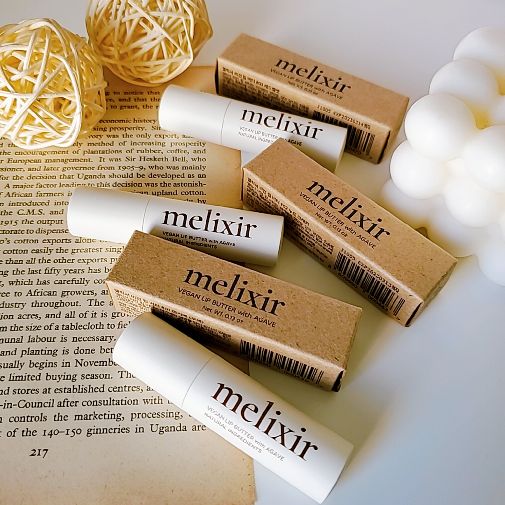 ヴィーガンリップバター 03 Red Velvet/melixir/リップバームを使ったクチコミ（1枚目）