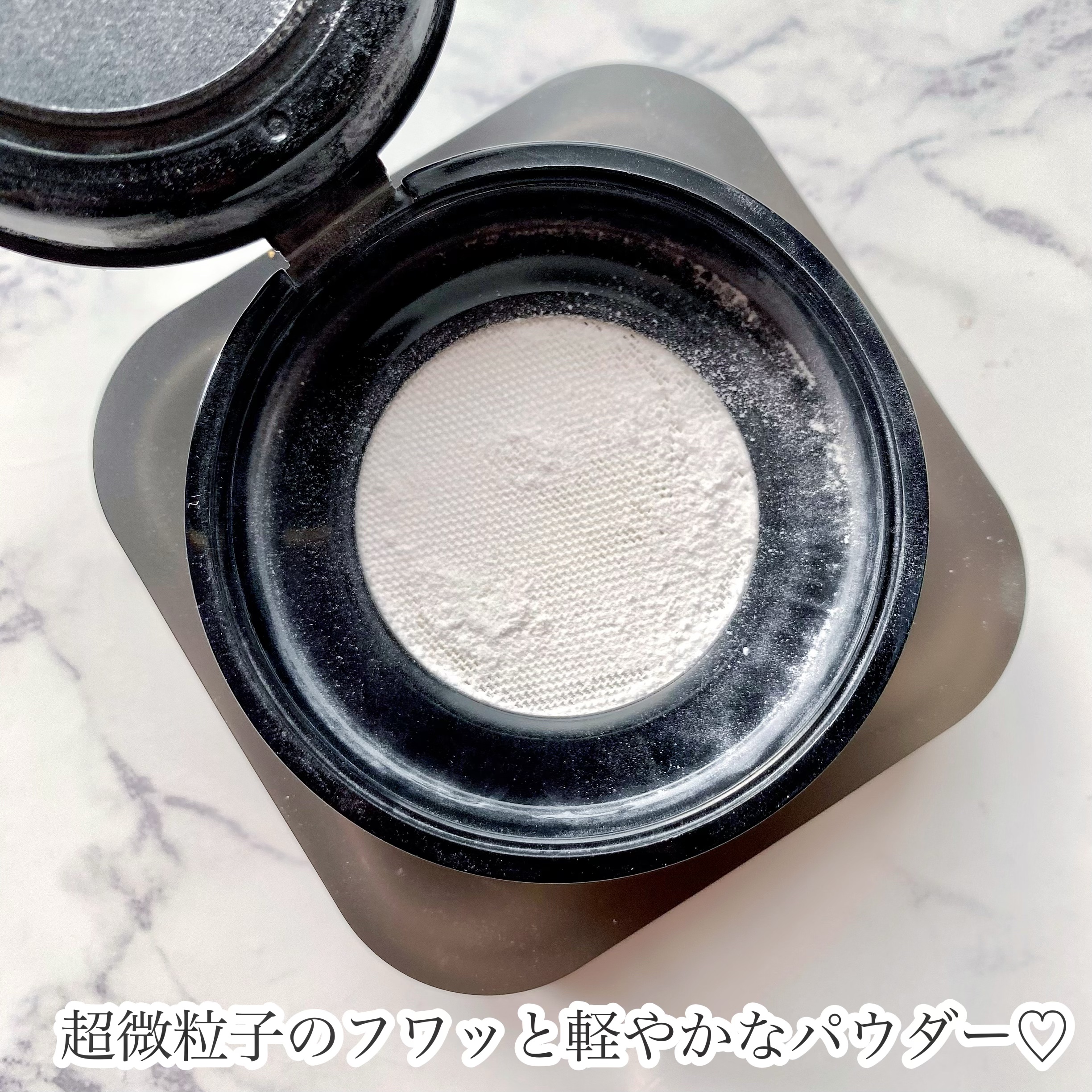 ソフトフォーカスメイクアップパウダー /CARSLAN/ルースパウダーを使ったクチコミ（2枚目）