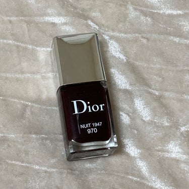 ディオール ヴェルニ 970 ニュイ 1947/Dior/マニキュアを使ったクチコミ（1枚目）