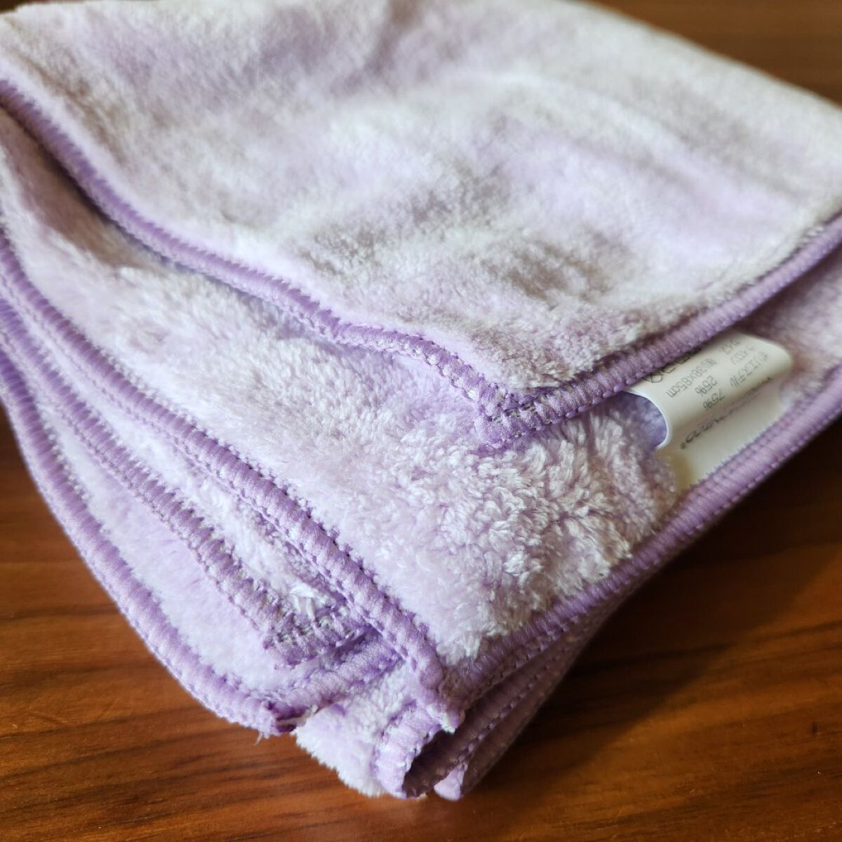 ヘアドライマイクロファイバータオル/ハホニコハッピーライフ/ヘアケアグッズを使ったクチコミ（3枚目）