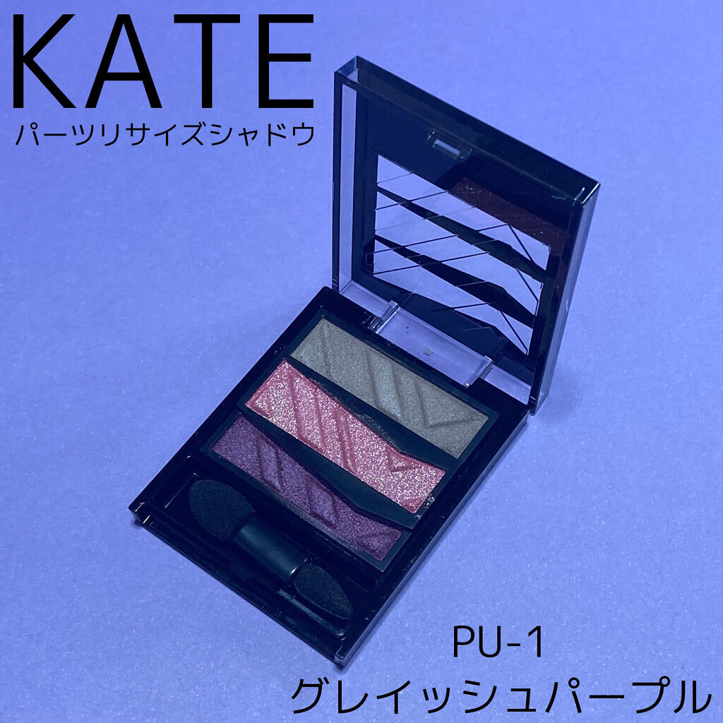 パーツリサイズシャドウ PU-1 グレイッシュパープル/KATE/アイシャドウパレットを使ったクチコミ（1枚目）