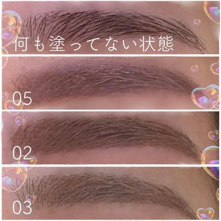 ハンオールブロウカラ/rom&nd/眉マスカラを使ったクチコミ(2枚目)