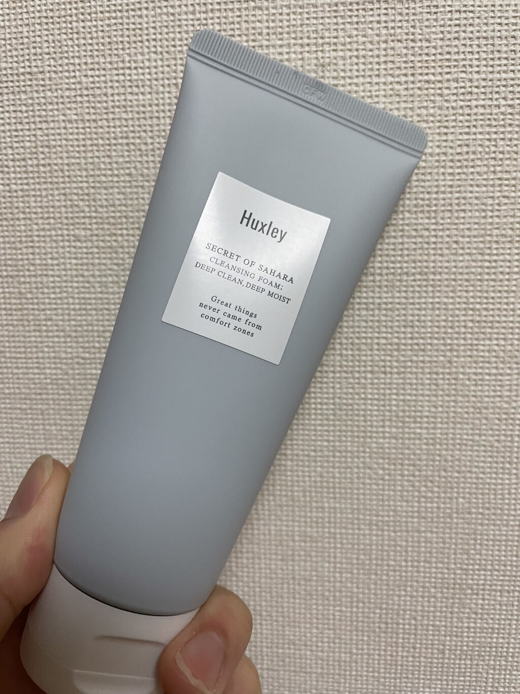 クレンジングフォーム； ディープクリーン、ディープモイスト/Huxley/洗顔フォームを使ったクチコミ（1枚目）