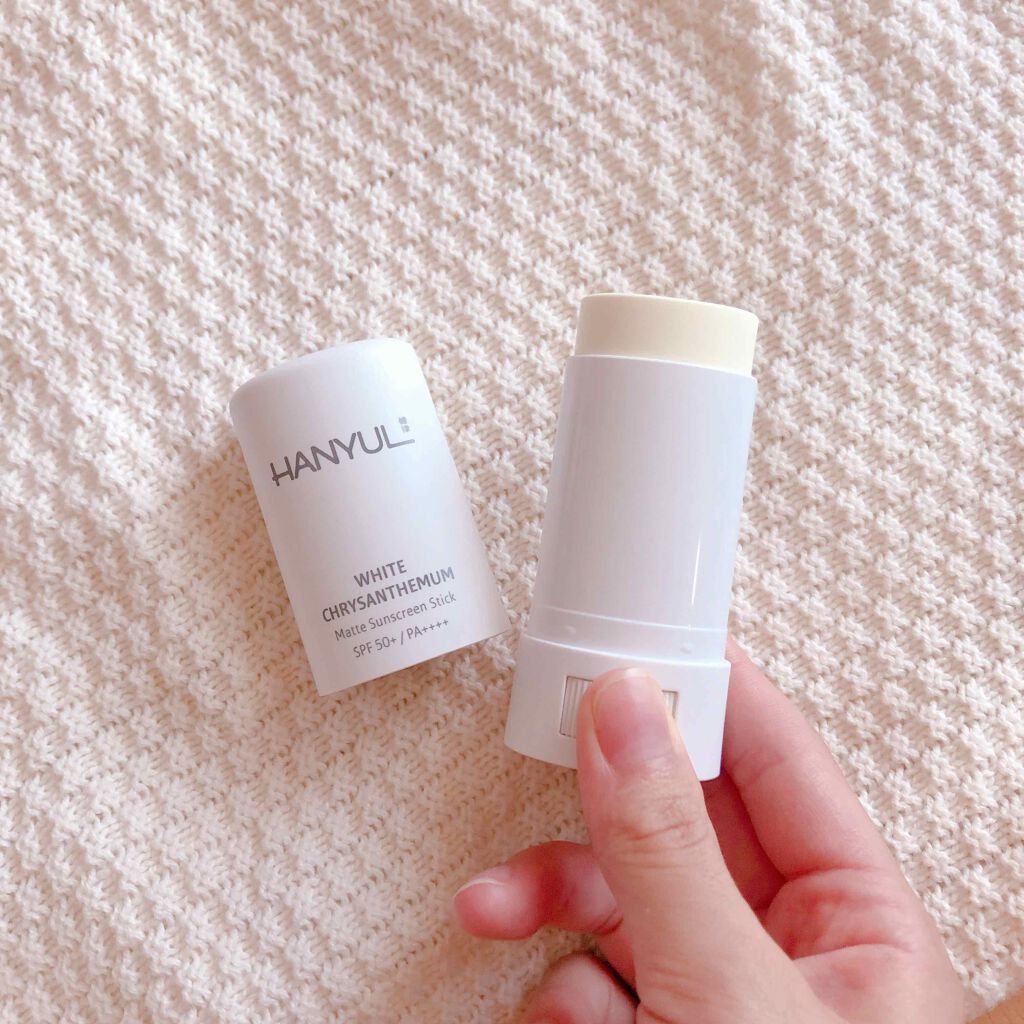 岩菊サラサラ サンスティック/HANYUL(ハンユル)/日焼け止めスティックを使ったクチコミ（2枚目）