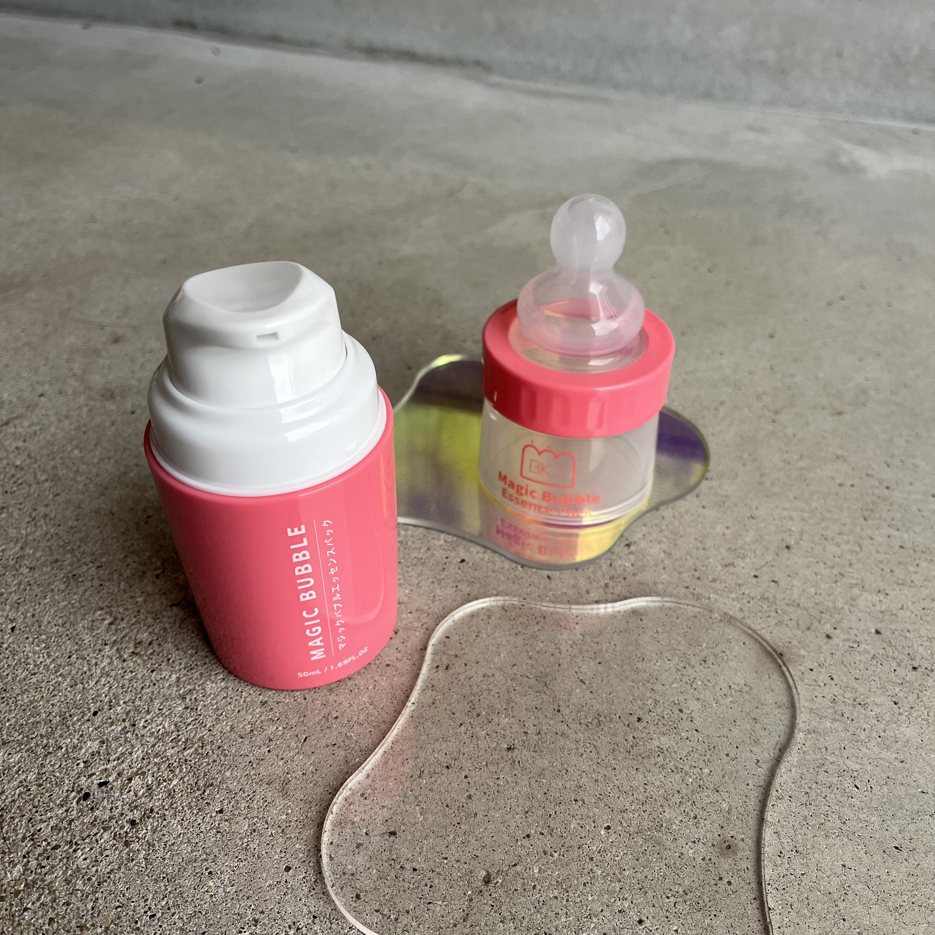 マジックバブルエッセンスパック（ピンク） /BAKER7/洗い流すパック・マスクを使ったクチコミ（2枚目）