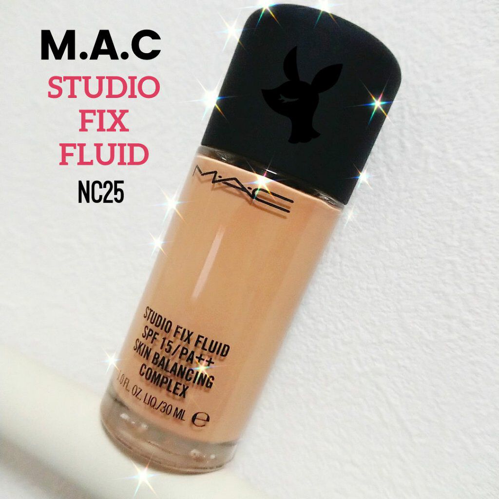 スタジオフィックス フルイッド SPF 15/M・A・C/リキッドファンデーションを使ったクチコミ（1枚目）