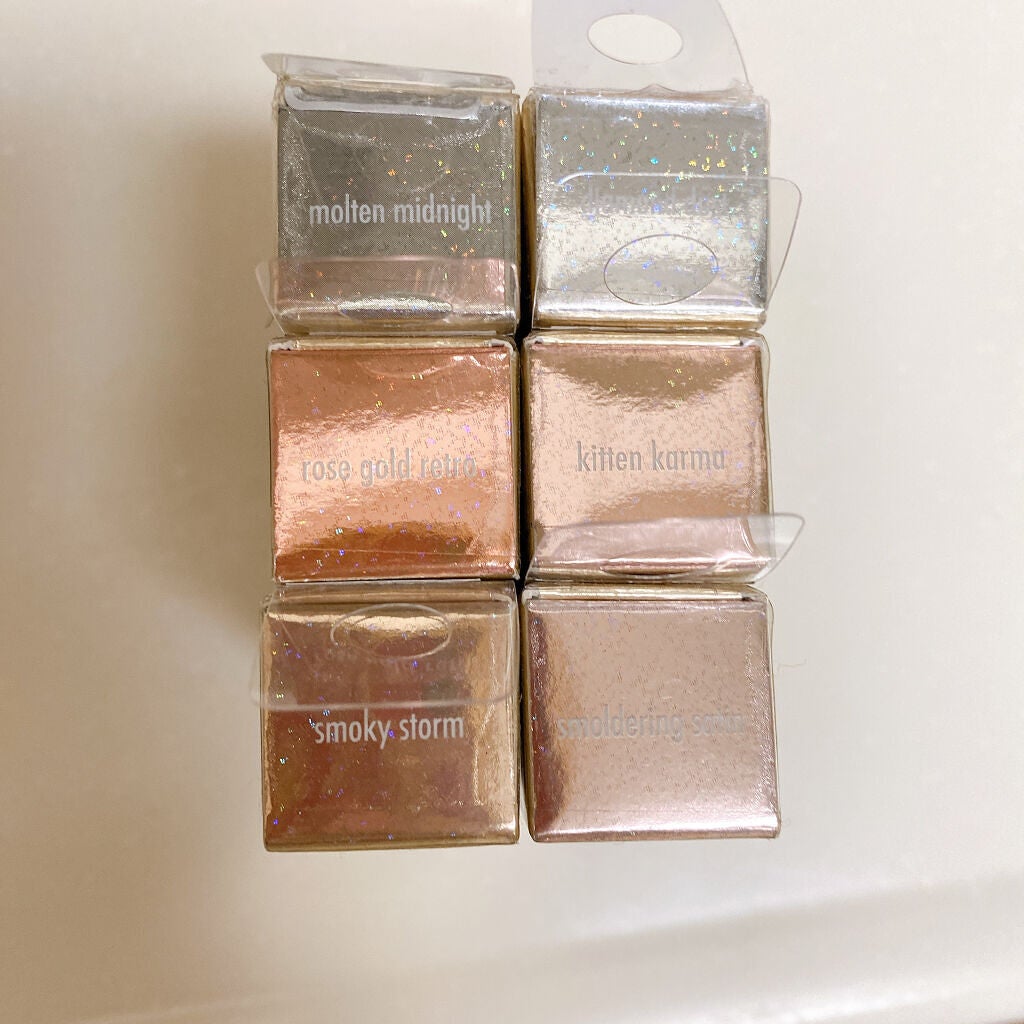 グリッター&グロウ リキッドアイシャドウ/stila/グリッターを使ったクチコミ(7枚目)