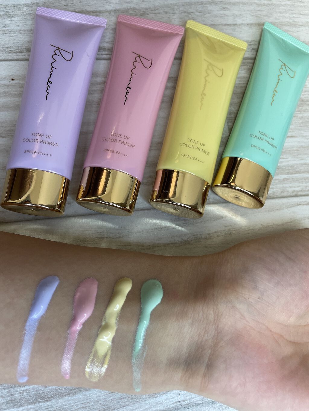 トーンアップカラープライマー /Ririmew/化粧下地を使ったクチコミ（2枚目）