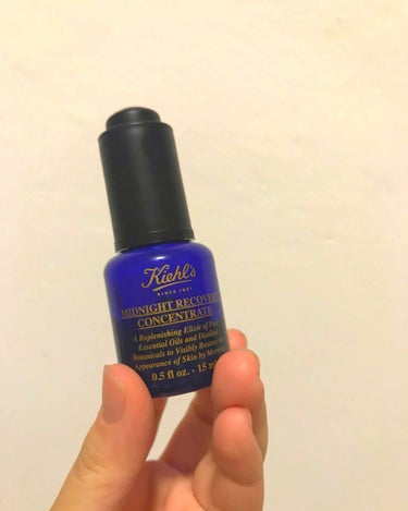 キールズ ミッドナイトボタニカル コンセントレート/Kiehl's/フェイスオイルを使ったクチコミ（1枚目）