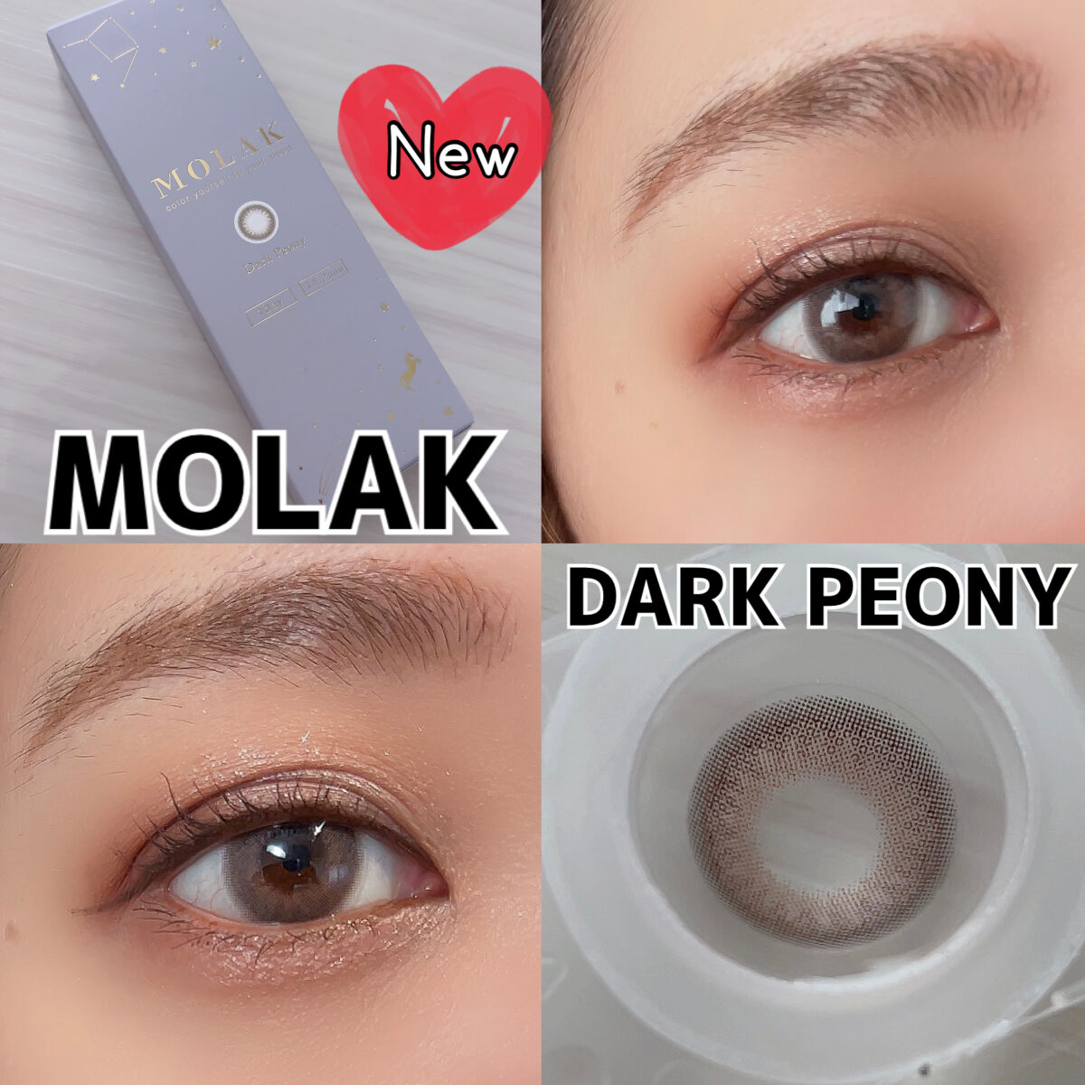 MOLAK 1day ダークピオニー/MOLAK/ワンデー（１DAY）カラコンを使ったクチコミ（1枚目）