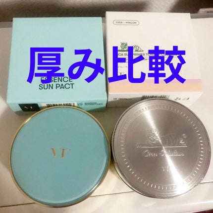 CICA サンプライマー トーンアップ クッション/VT/クッションファンデーションを使ったクチコミ(2枚目)