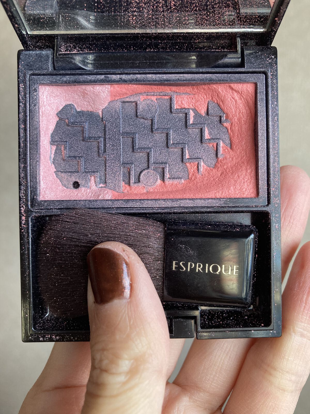 ピュアリーベール チーク PK-1 クリームピンク/ESPRIQUE/パウダーチークを使ったクチコミ（1枚目）