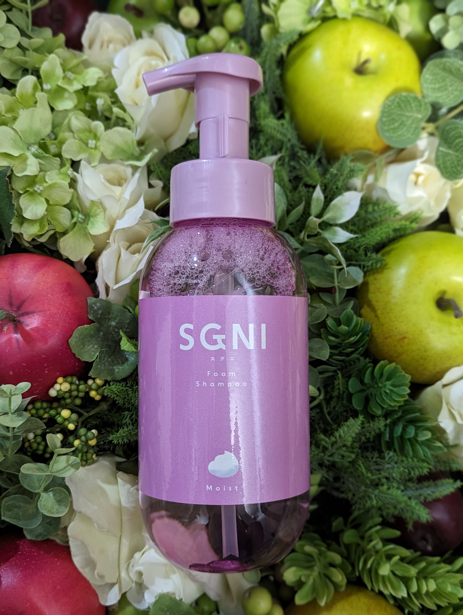 モイスト泡シャンプー〈フローラルムスクの香り〉 本体（480ｍL）/SGNI/市販シャンプーを使ったクチコミ（1枚目）