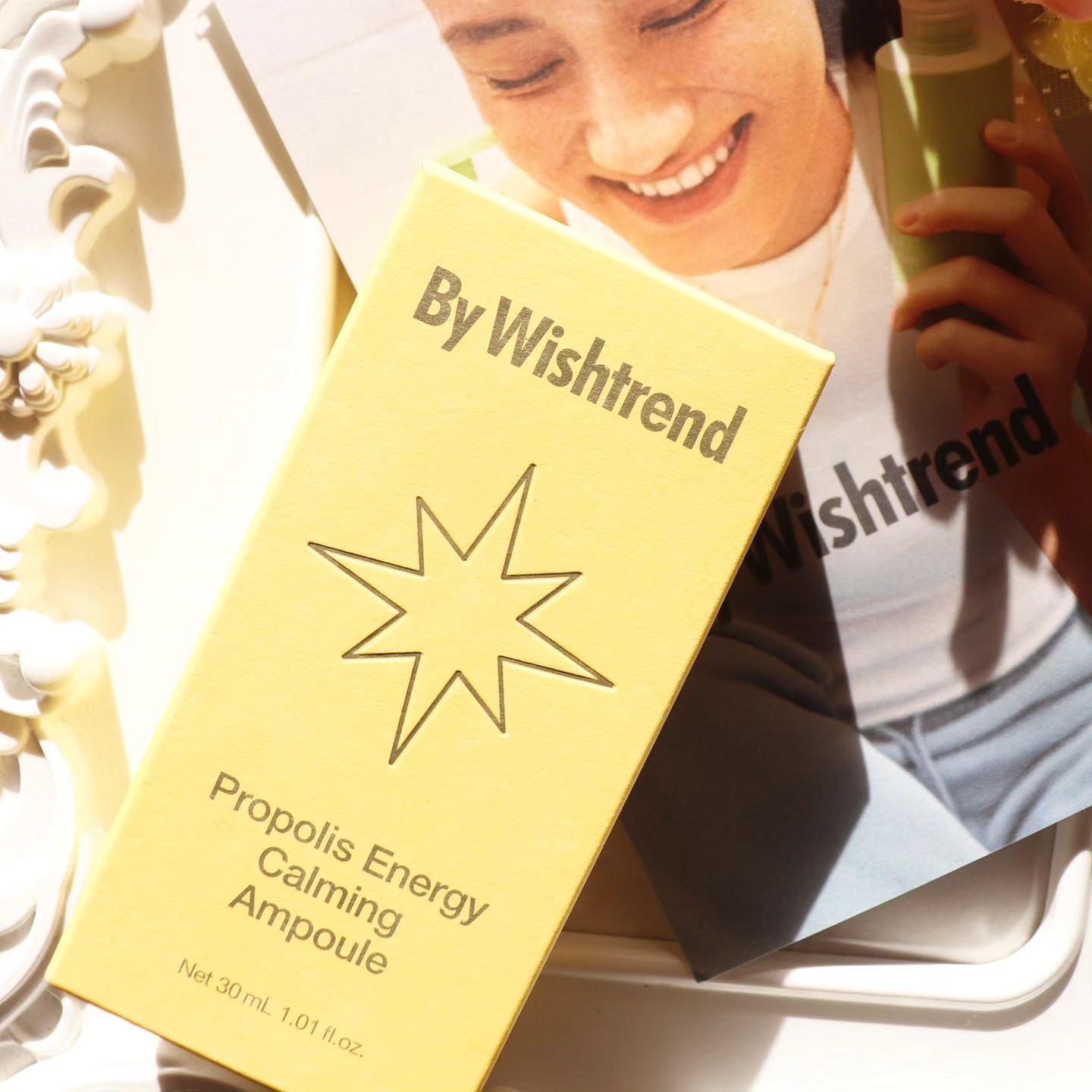 プロポリスエナジーカーミングアンプル/By Wishtrend/美容液を使ったクチコミ（2枚目）