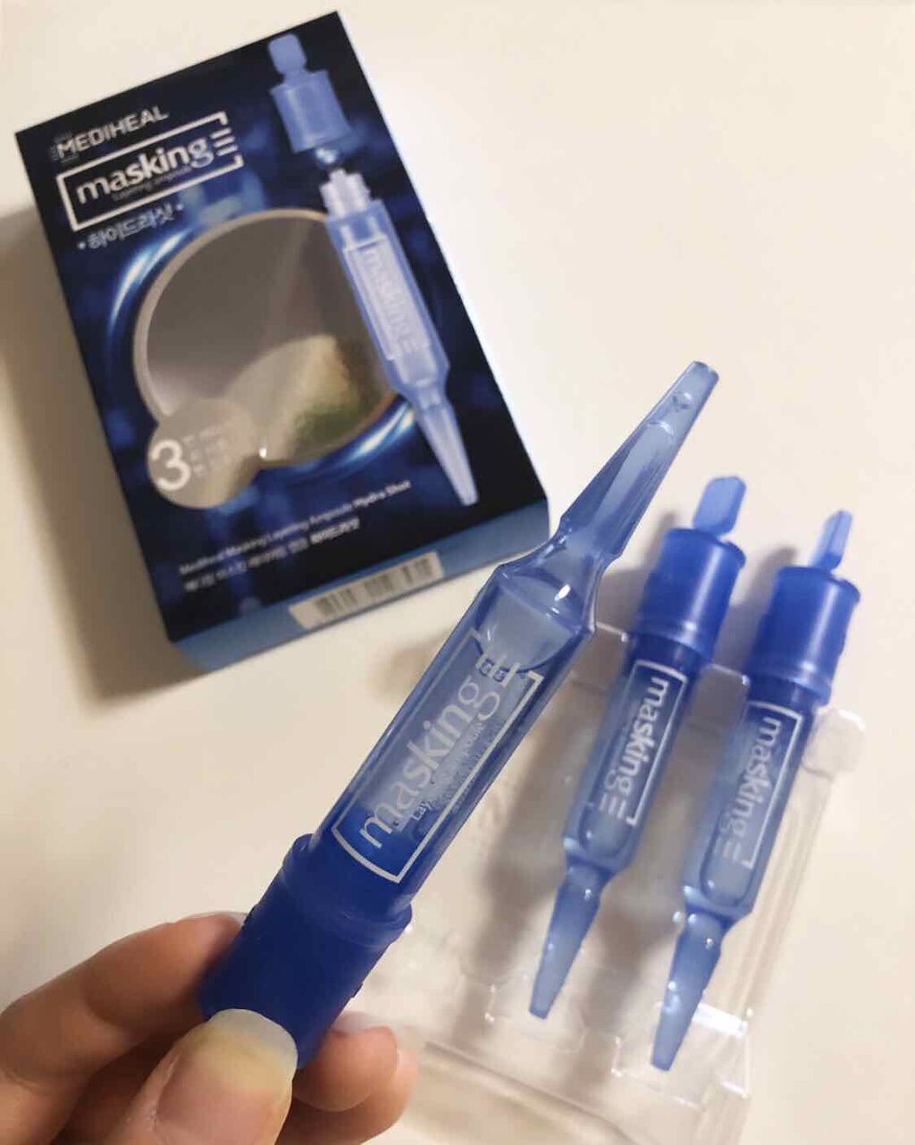 マスキング レイアリング アンプル /MEDIHEAL/美容液を使ったクチコミ(2枚目)
