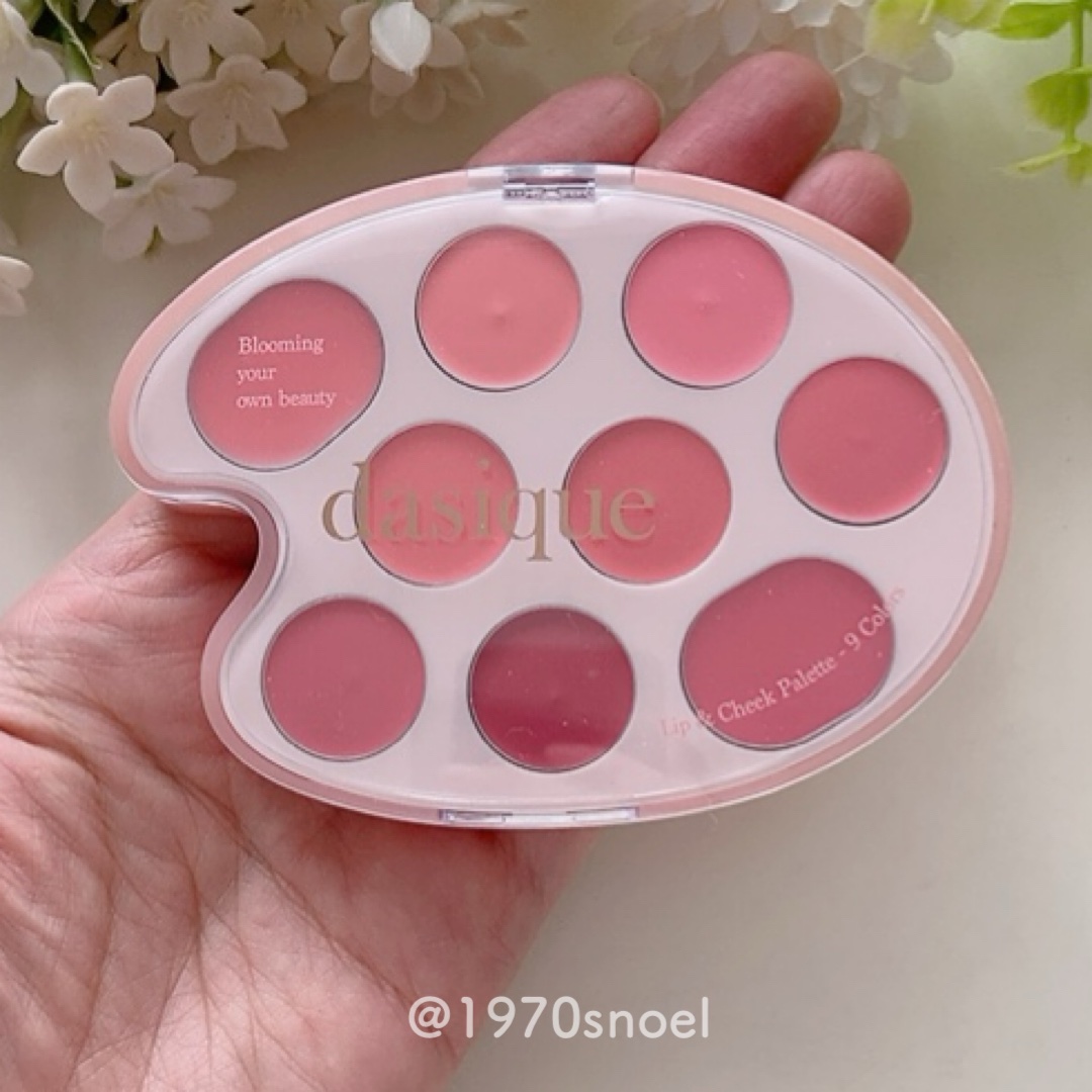 ムードペインティングリップアンドチークパレット 02コーラルカラーリング/dasique/マルチパレットを使ったクチコミ（2枚目）