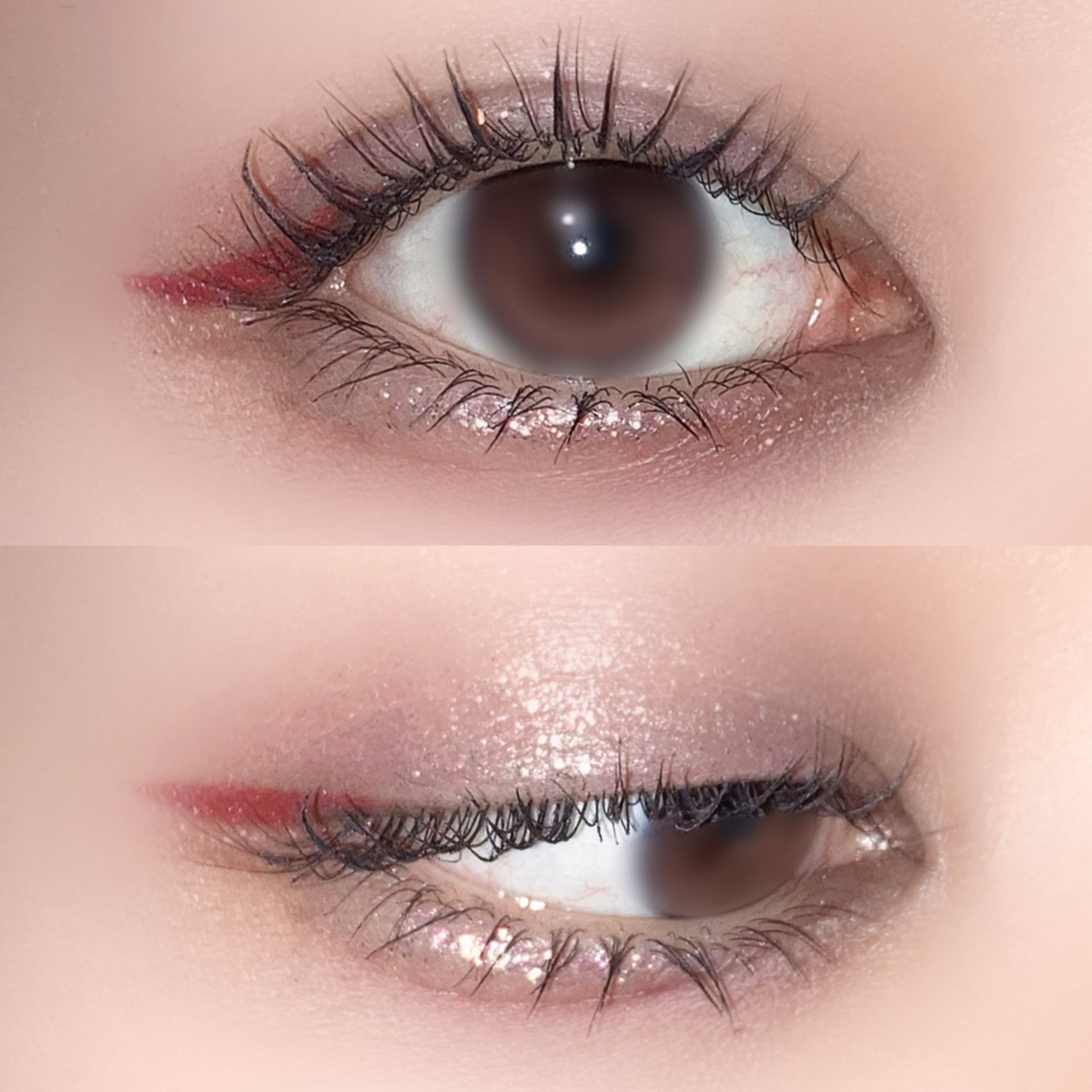 美容液ラメライナー/Borica/リキッドアイライナーを使ったクチコミ（3枚目）