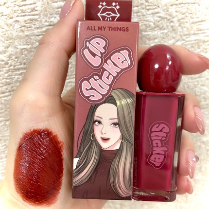 オールマイシングス リップスティッカーティント/all my things/リップティントを使ったクチコミ(6枚目)