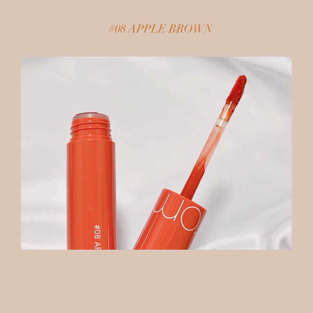 ジューシーラスティングティント/rom&nd/リップティントを使ったクチコミ(4枚目)