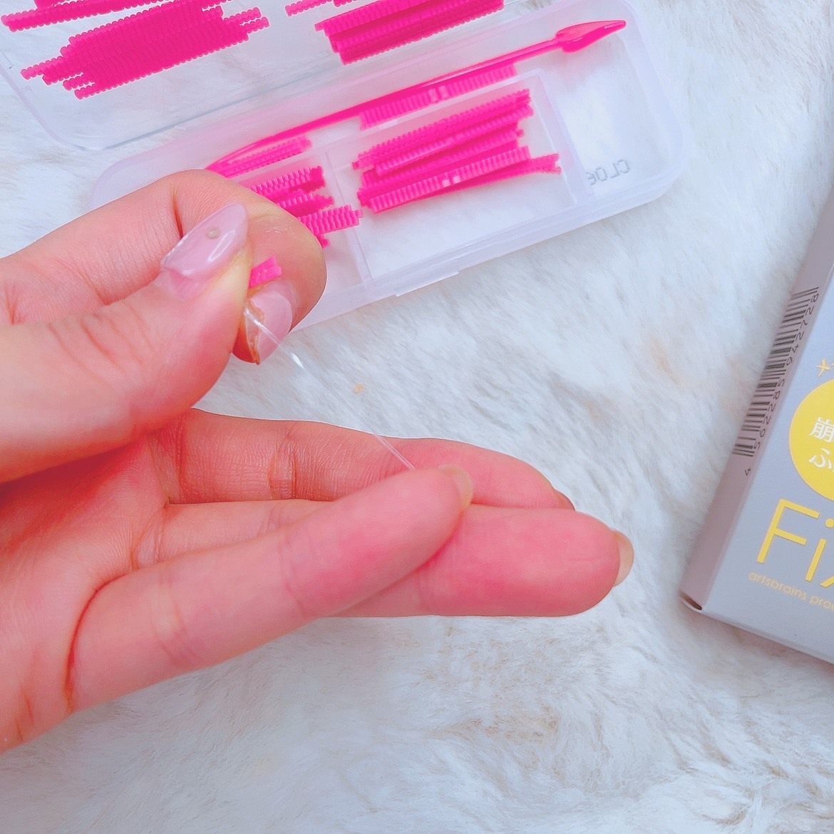 フリーファイバー120 スタンダードタイプ /メザイク/二重まぶた用アイテムを使ったクチコミ（2枚目）