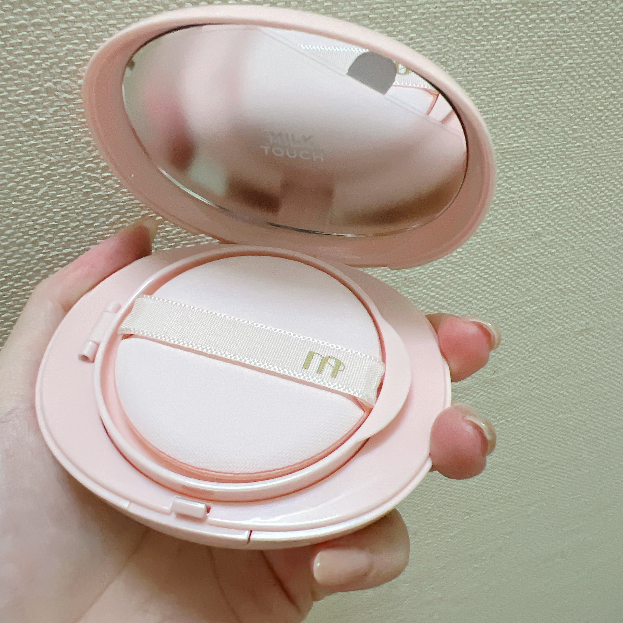 オールデイスキンフィットミルキーグロウクッション/Milk Touch/クッションファンデーションを使ったクチコミ（2枚目）