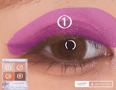 シルキースフレアイズ/キャンメイク/アイシャドウパレットを使ったクチコミ（2枚目）