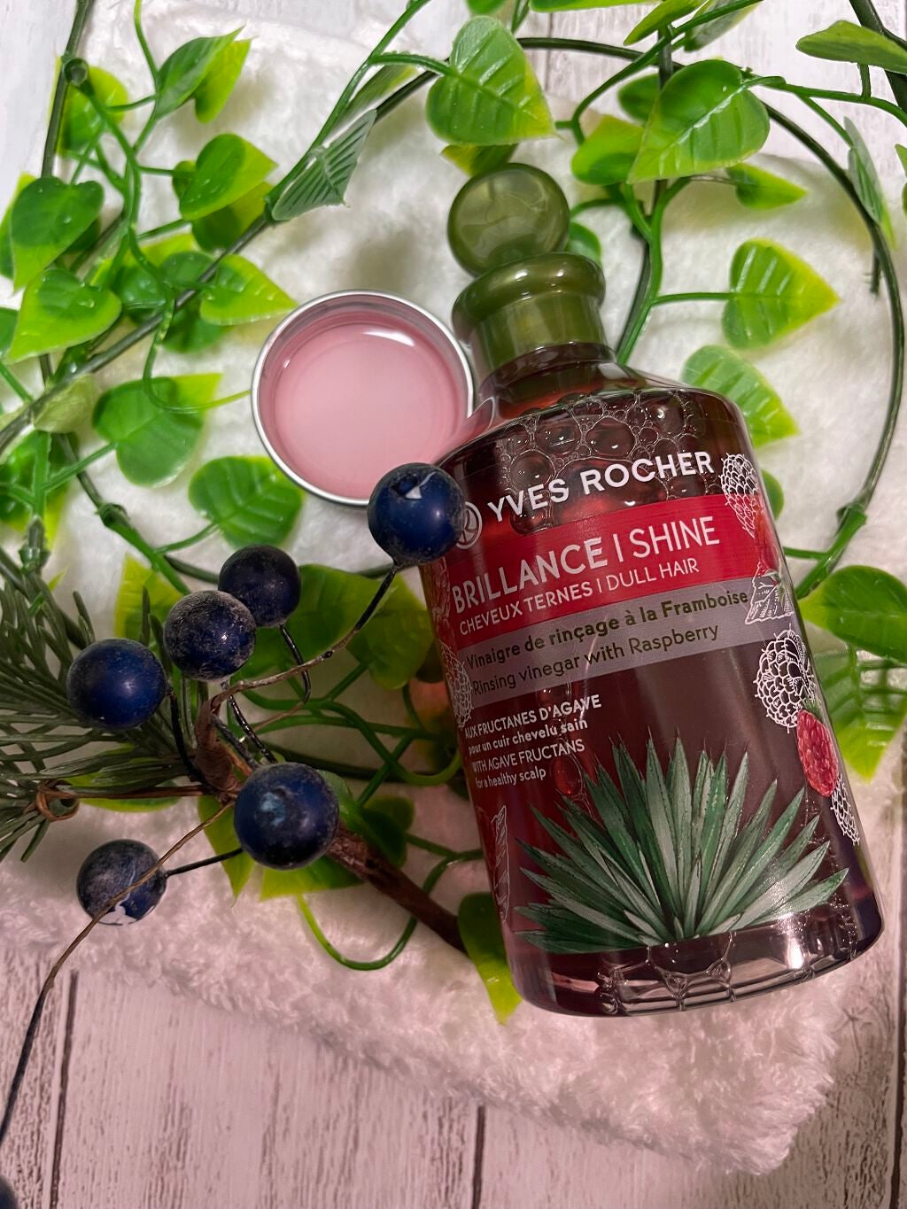 リンシングビネガー シルキーシャイン さらキララズベリー/イヴ・ロシェ/洗い流すヘアトリートメントを使ったクチコミ(1枚目)