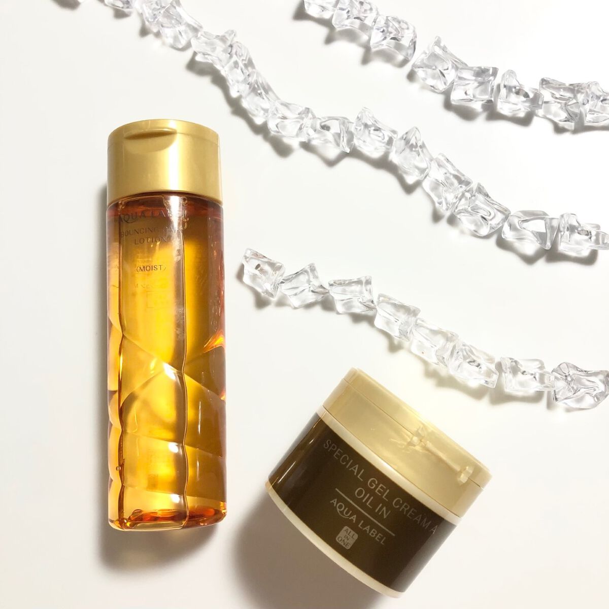 スペシャルジェルクリームA（オイルイン）/アクアレーベル/オールインワン化粧品を使ったクチコミ（1枚目）