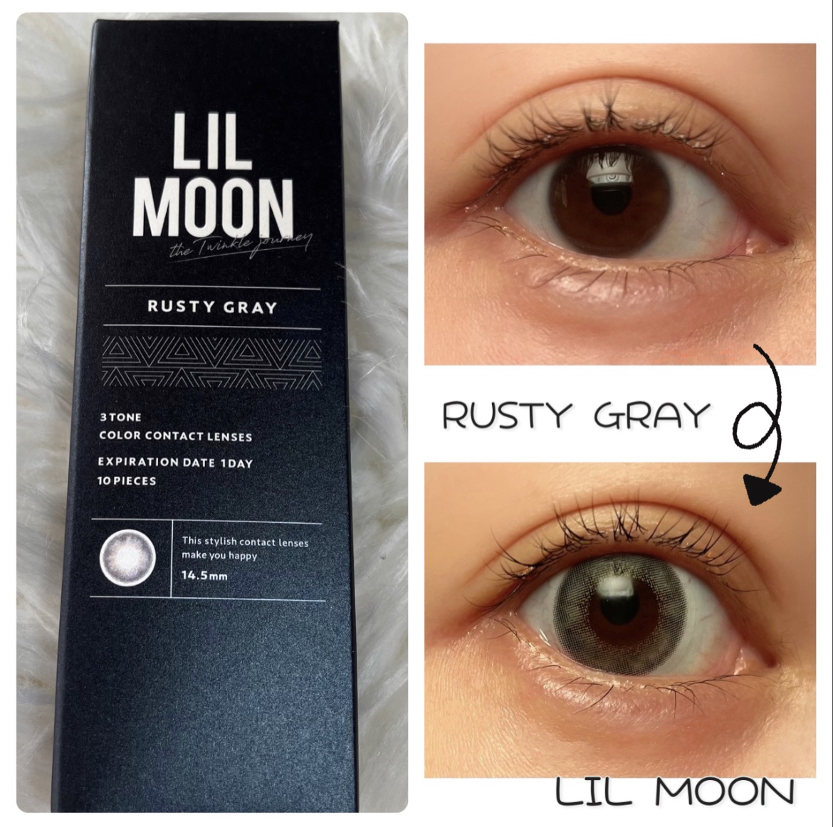 LIL MOON 1day/LILMOON/ワンデー（１DAY）カラコンを使ったクチコミ（2枚目）