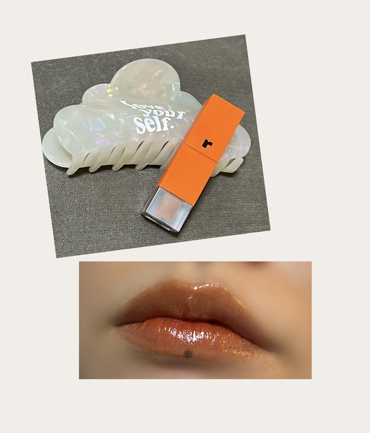 フルーティントブーケ 03 クッキーコスモス/RICAFROSH/リップティントを使ったクチコミ（2枚目）