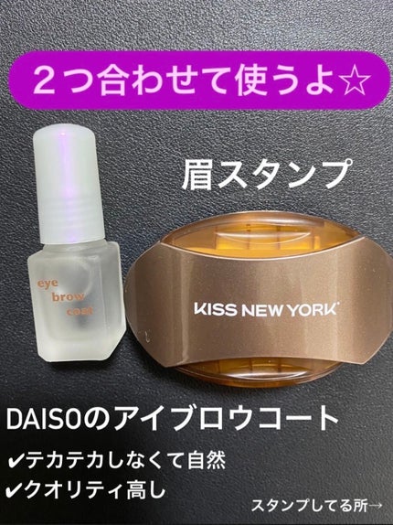 エバビレーナ アイブローコート/DAISO/アイブロウコートを使ったクチコミ(1枚目)