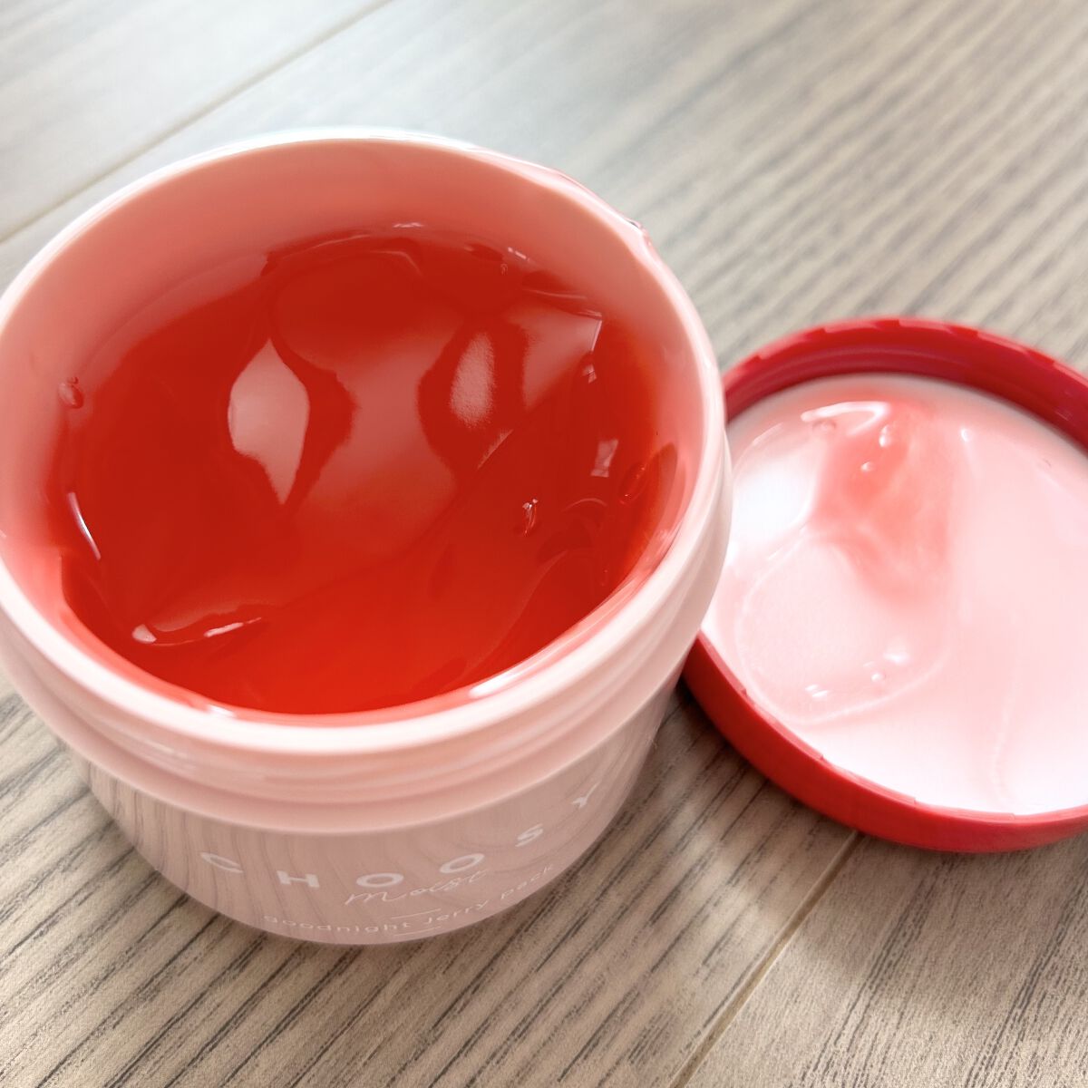 グッドナイトジェリーパック/CHOOSY/フェイスクリームを使ったクチコミ（2枚目）