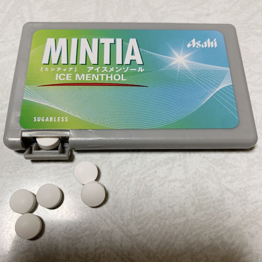 ミンティア　アイスメンソール/アサヒフードアンドヘルスケア/食品を使ったクチコミ（3枚目）