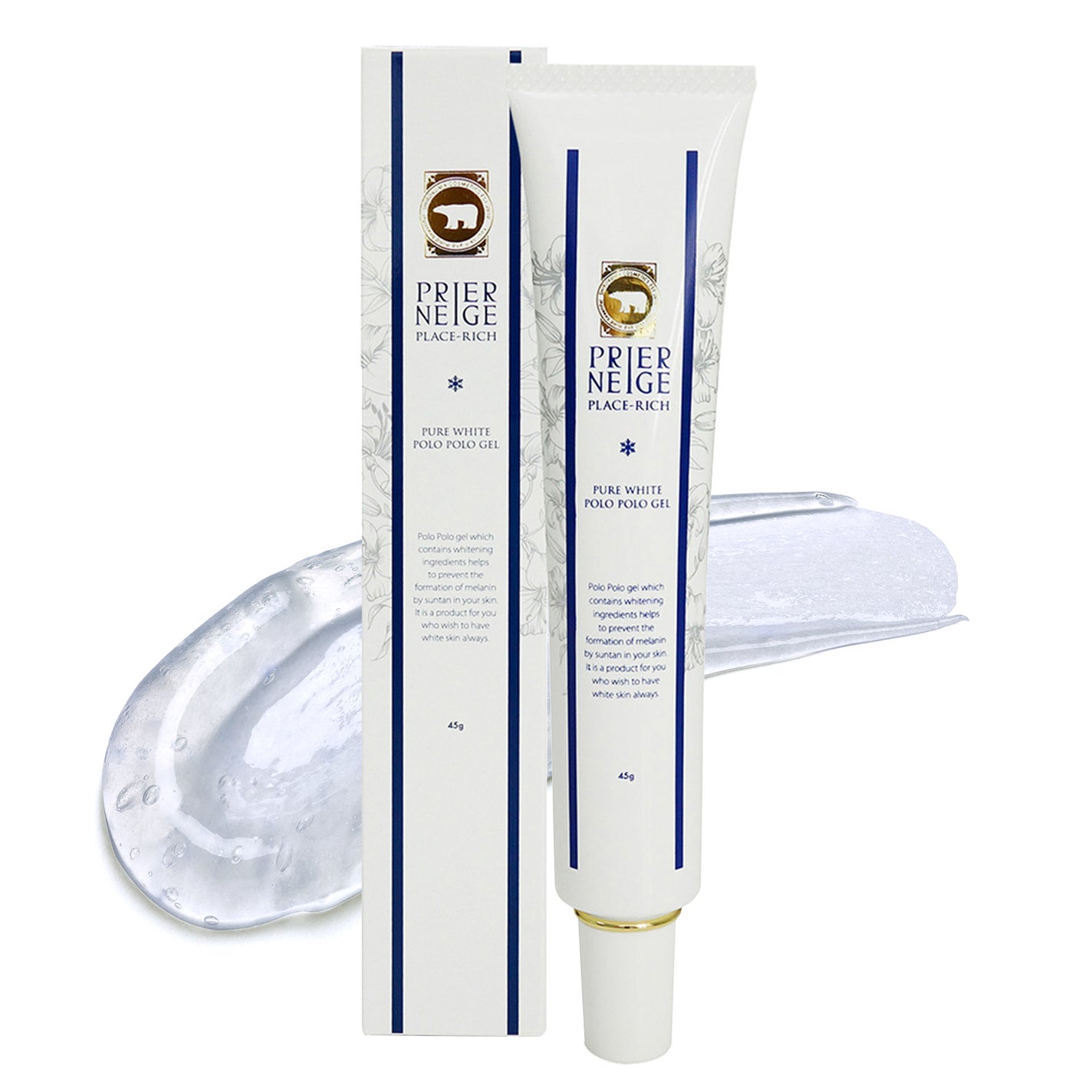 プリエネージュ 薬用プラセリッチ ピュアホワイトポロポロジェル 白くま化粧品