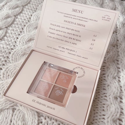 NOTONE Peach Blush Toast cafe eye palette /Sonomama FRUIT/アイシャドウパレットを使ったクチコミ(8枚目)