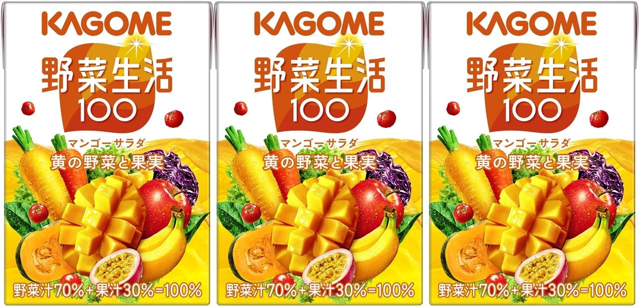 野菜生活100 マンゴーサラダ 100ml×3