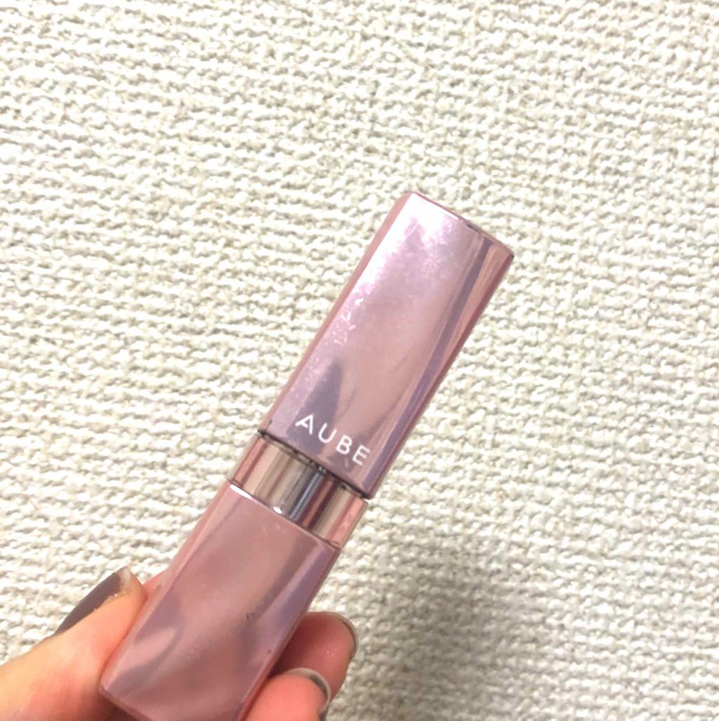 なめらか質感ひと塗りルージュ/AUBE/口紅を使ったクチコミ（1枚目）