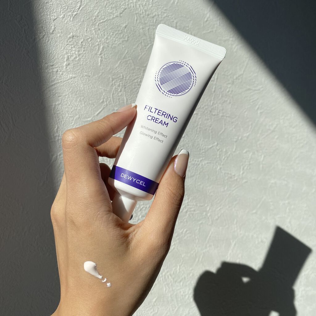 フィルタリングクリーム/DEWYCEL/日焼け止めクリームを使ったクチコミ（1枚目）