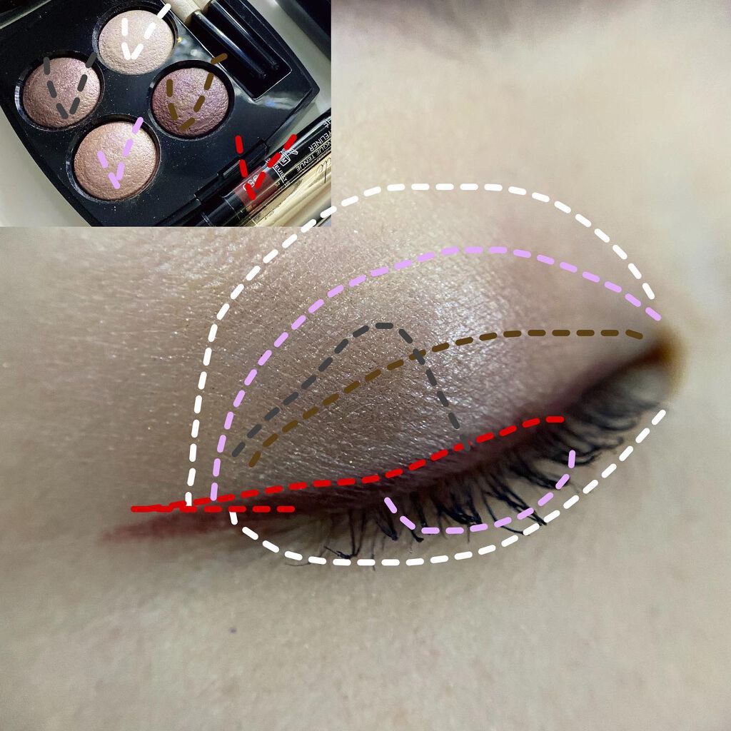 レ キャトル オンブル/CHANEL/アイシャドウパレットを使ったクチコミ(5枚目)