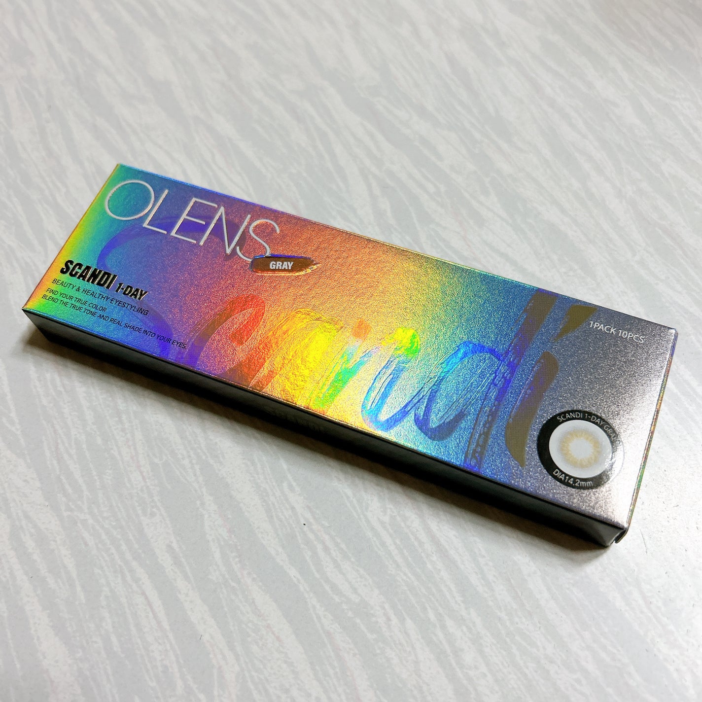 SCANDI 1day/OLENS/カラーコンタクトレンズを使ったクチコミ(1枚目)
