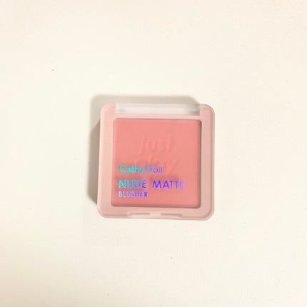 ヌードマットブラッシャー/CathyDoll/パウダーチークを使ったクチコミ(3枚目)
