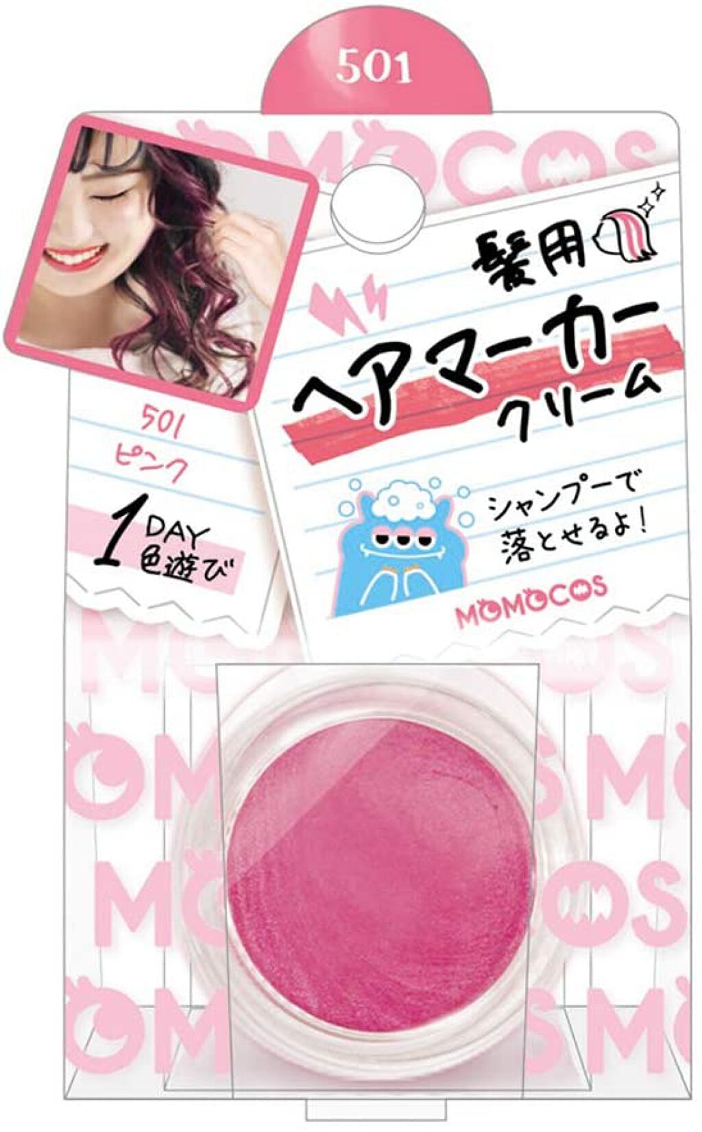 モモコス スタイリングヘアカラーワックス / モモコス アイ スタイリング