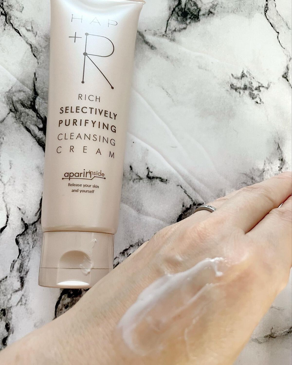 リッチクレンジングクリーム/HAP＋R/クレンジングクリームを使ったクチコミ（2枚目）