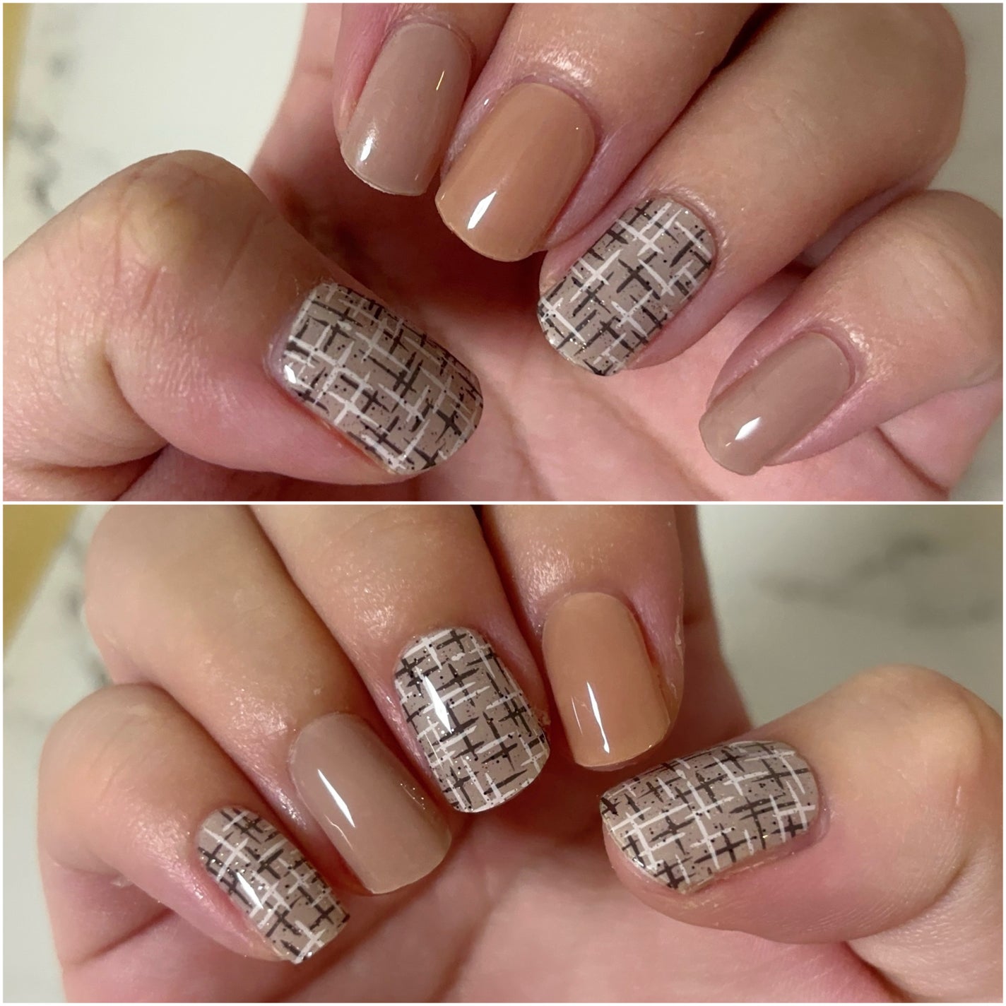 セミキュアジェルネイル(ハンド)/ohora/ネイルシールを使ったクチコミ(3枚目)